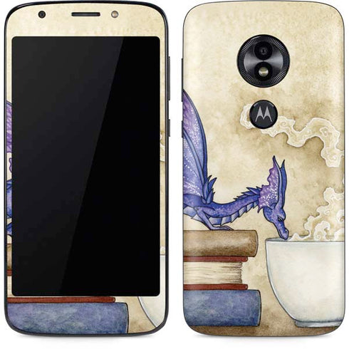 Amy Brown Whats in Here Coffee Dragon Moto E5 Play Skin